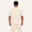 Lounge Ribbed Tee White back