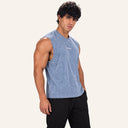 Washed Oversize Tank Stone Blue - 45