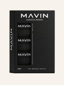 MAVIN Essential Boxer Shorts - Black, 3-pack box editorial