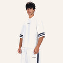 Waffle Oversized Tee angled front